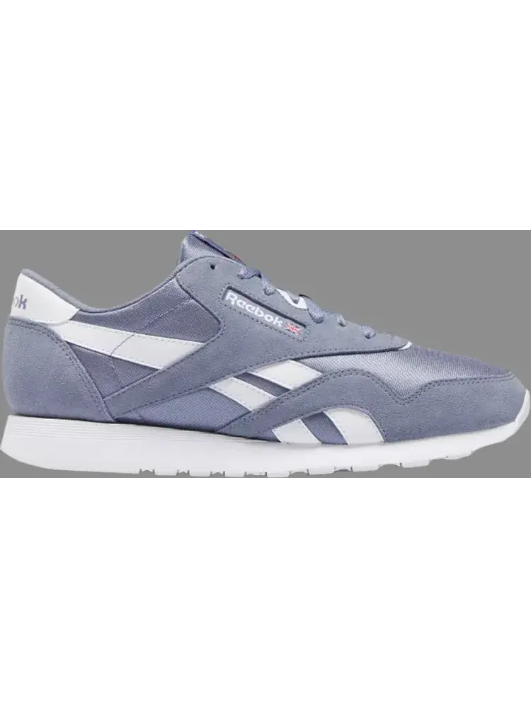 Кроссовки classic nylon 'washed indigo' Reebok — изображение 1 из 1, фиолетовый