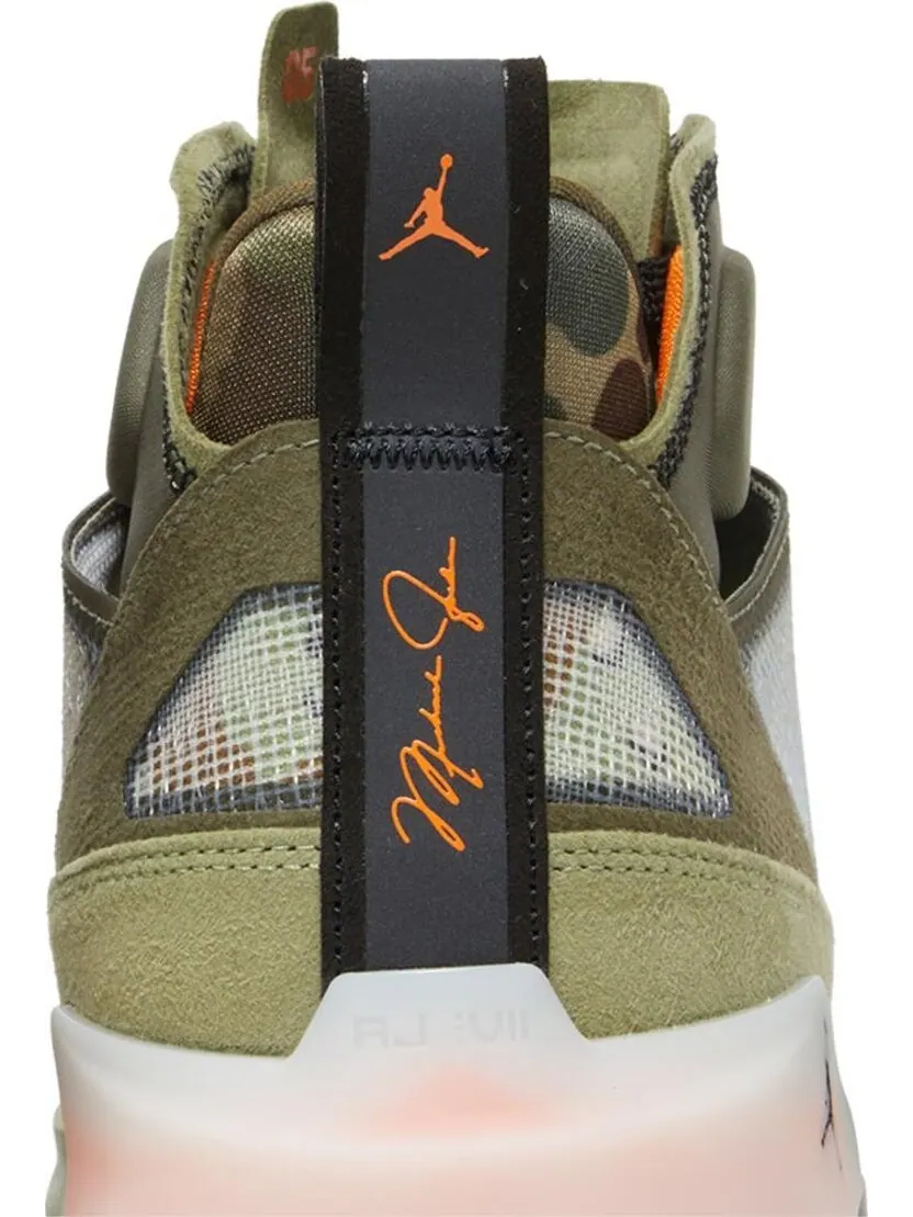 Кроссовки Undefeated x Air Jordan 37 SP Flight Jacket — изображение 7 из 8, зеленый