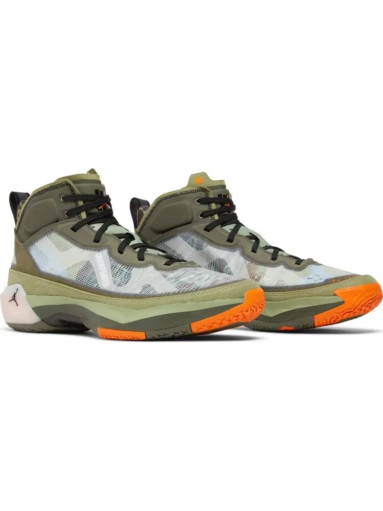 Кроссовки Undefeated x Air Jordan 37 SP Flight Jacket — изображение 8 из 8, зеленый