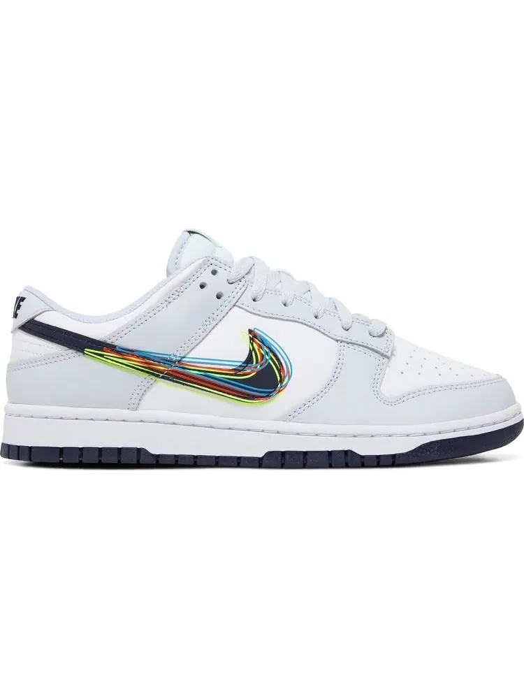 Кроссовки Nike Dunk Low '3D Swoosh' — изображение 1 из 8, белый