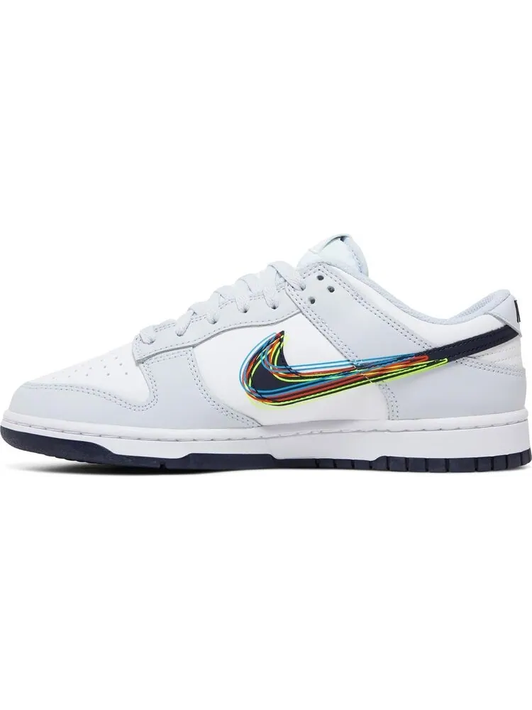 Кроссовки Nike Dunk Low '3D Swoosh' — изображение 3 из 8, белый