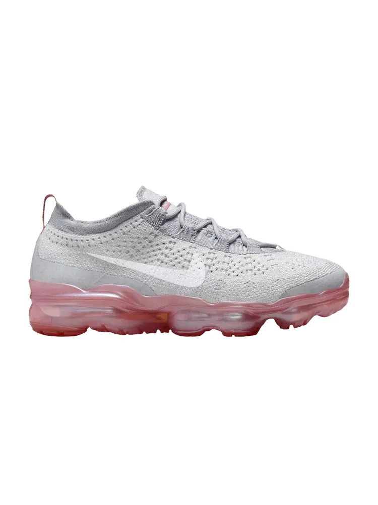 Кроссовки Nike Wmns Air VaporMax 2023 Flyknit 'Photon Dust Red Stardust' — изображение 1 из 1, белый/серый/красный