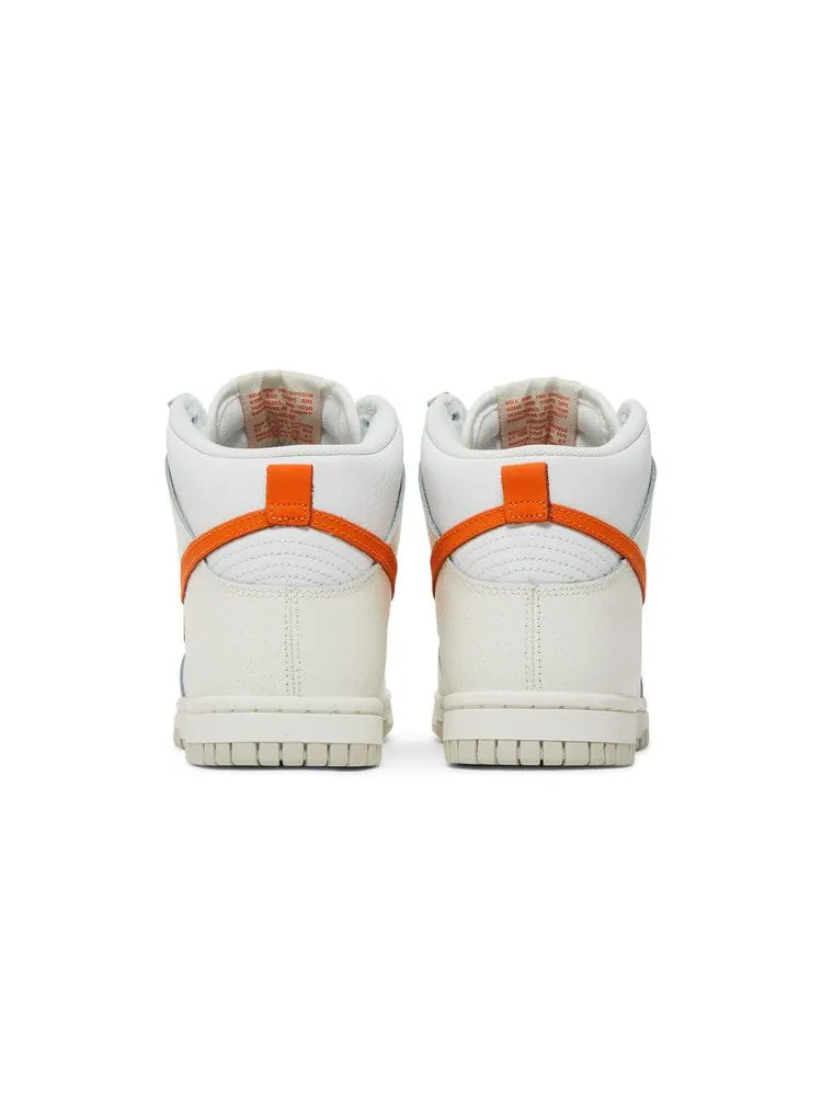 Кроссовки Nike Wmns Dunk High — изображение 6 из 8, белый оранжевый