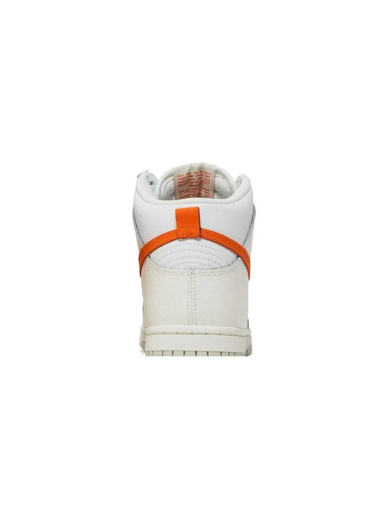 Кроссовки Nike Wmns Dunk High — изображение 7 из 8, белый оранжевый