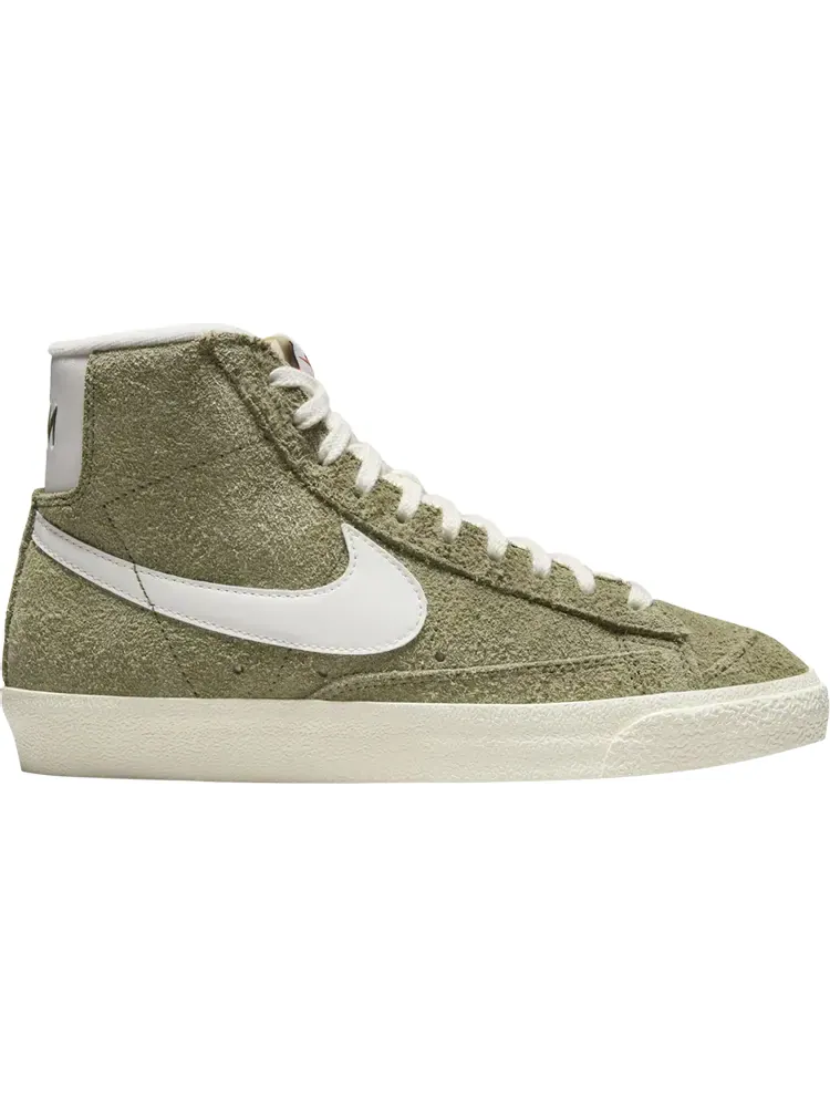 Кроссовки Wmns Blazer Mid '77 Vintage 'Olive Suede' — изображение 1 из 1, зеленый