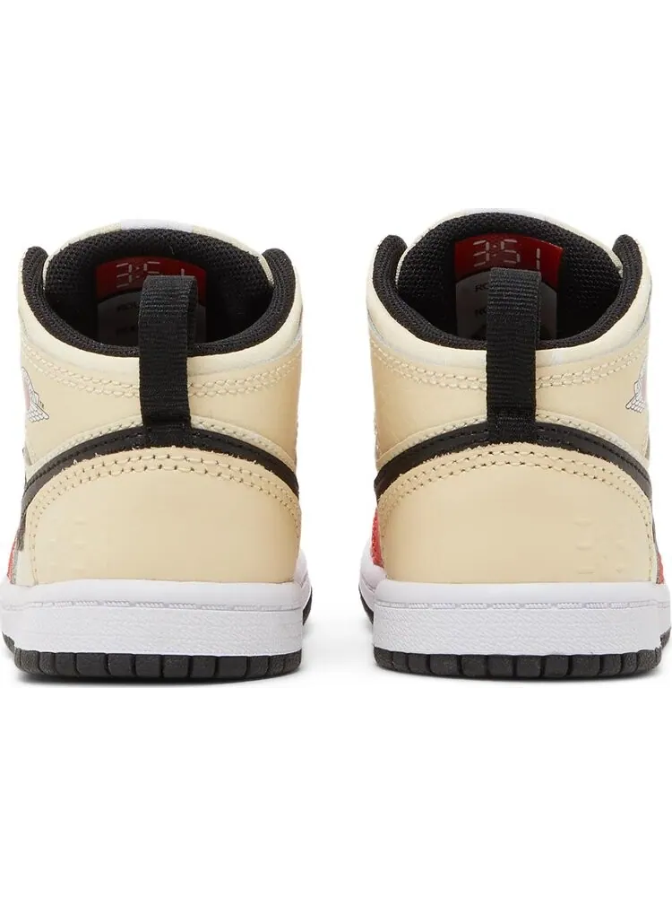 Кроссовки Air Jordan 1 Mid SS TD Dunk Contest — изображение 6 из 8, бежевый
