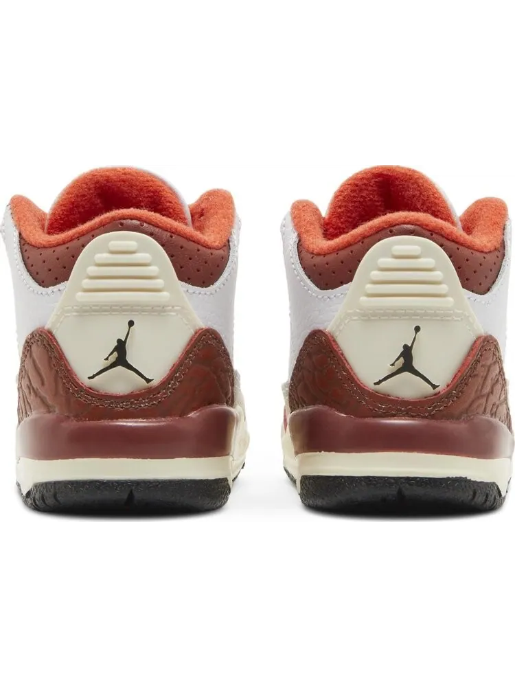 Кроссовки Air Jordan 3 Retro TD Mars Stone — изображение 6 из 8, белый
