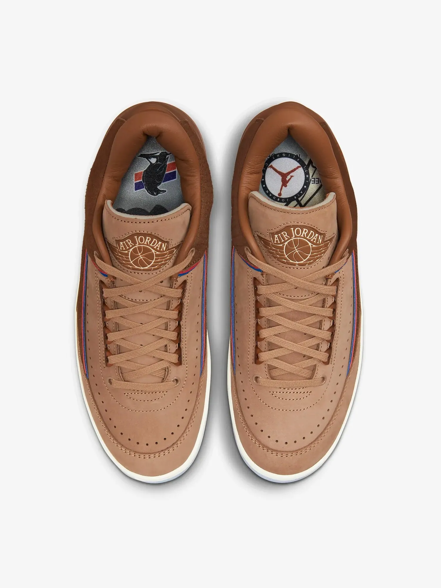 Кроссовки Nike Air Jordan 2 Retro Low Two 18 — изображение 4 из 14, бежевый