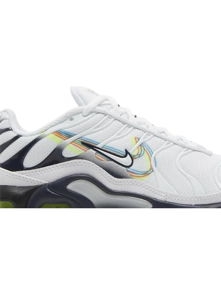 Кроссовки Nike Air Max Plus GS 'Layered Swoosh' — изображение 2 из 8, белый
