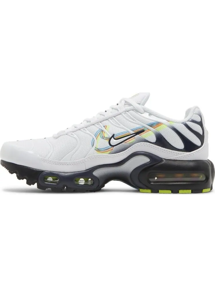 Кроссовки Nike Air Max Plus GS 'Layered Swoosh' — изображение 3 из 8, белый