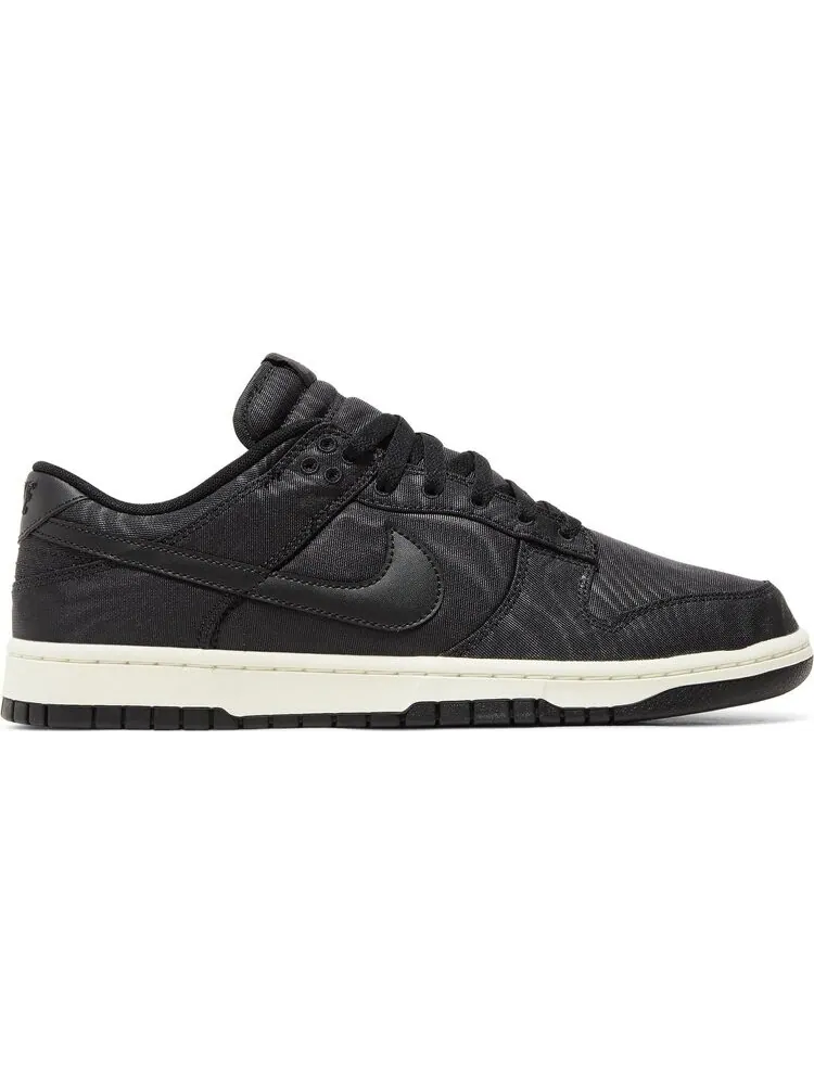 Кроссовки Dunk Low 'Black Canvas' — изображение 1 из 4, черный