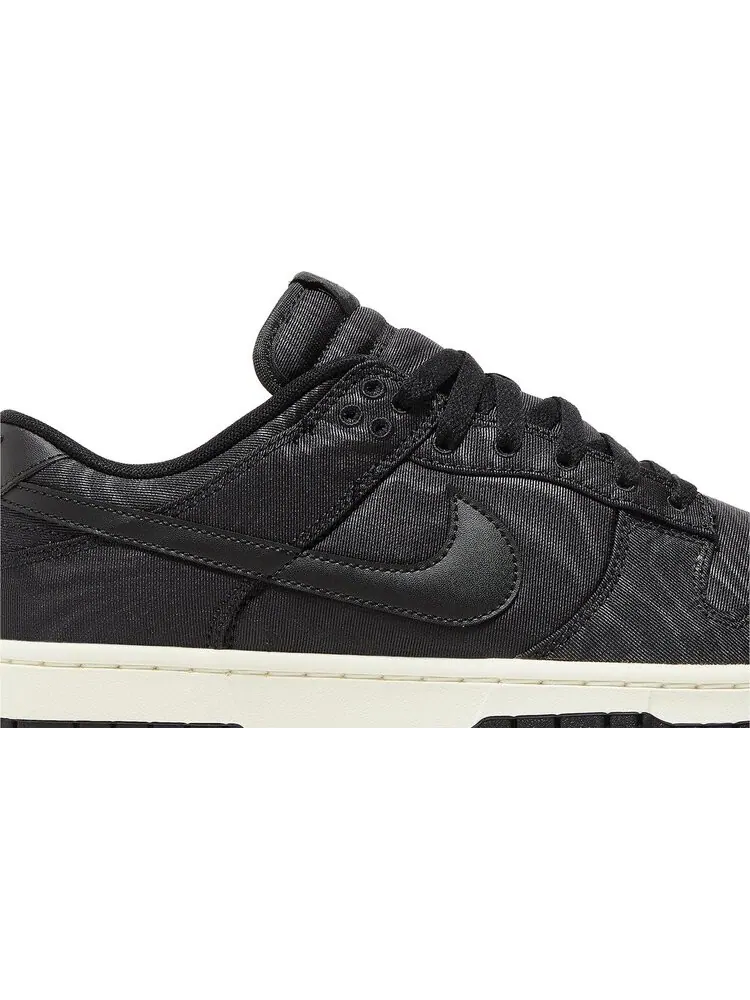 Кроссовки Dunk Low 'Black Canvas' — изображение 2 из 4, черный