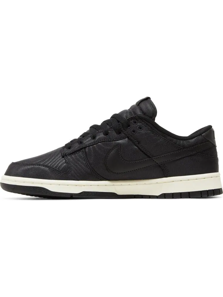 Кроссовки Dunk Low 'Black Canvas' — изображение 3 из 4, черный