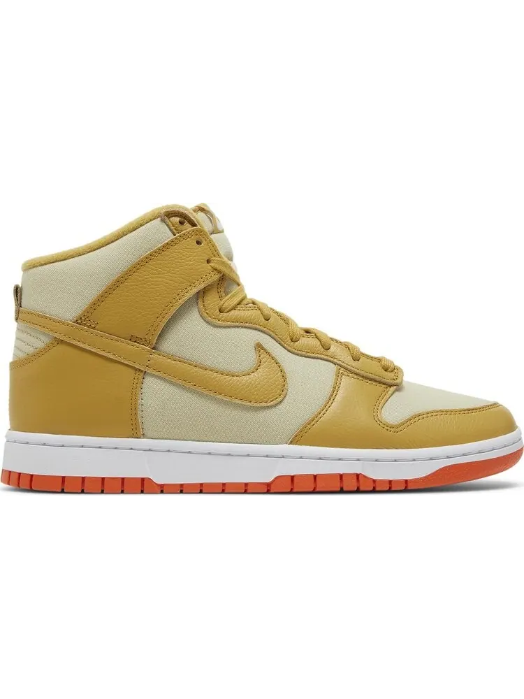 Кроссовки Dunk High 'Wheat Gold' — изображение 1 из 4, загар