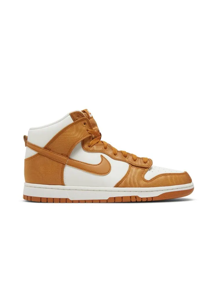 Кроссовки Nike Dunk High, Monarch Canvas — изображение 1 из 8, коричневый