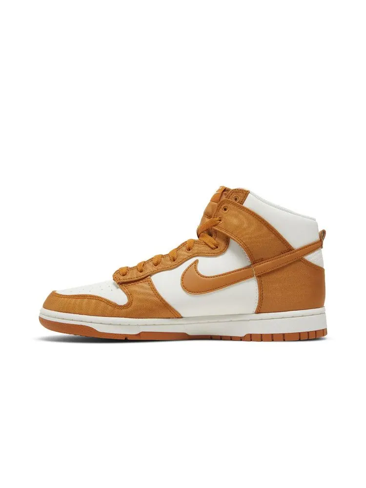 Кроссовки Nike Dunk High, Monarch Canvas — изображение 3 из 8, коричневый