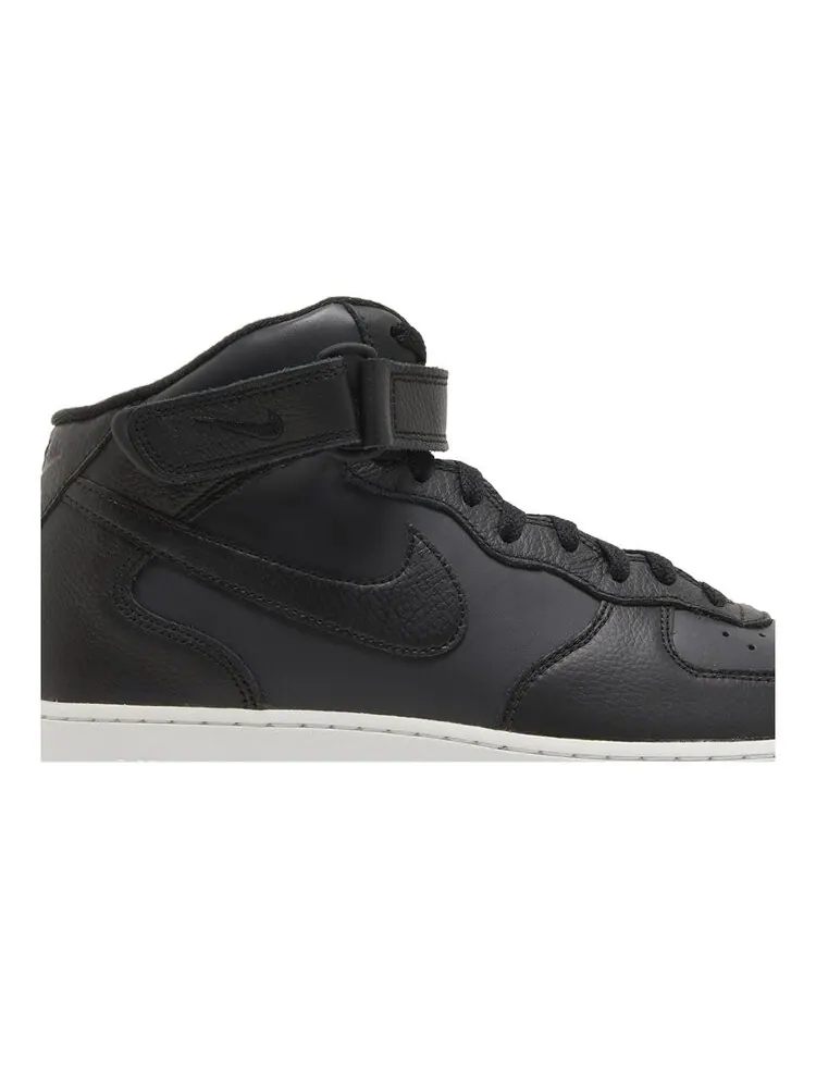 Кроссовки Nike Air Force 1 Mid — изображение 2 из 4, черный