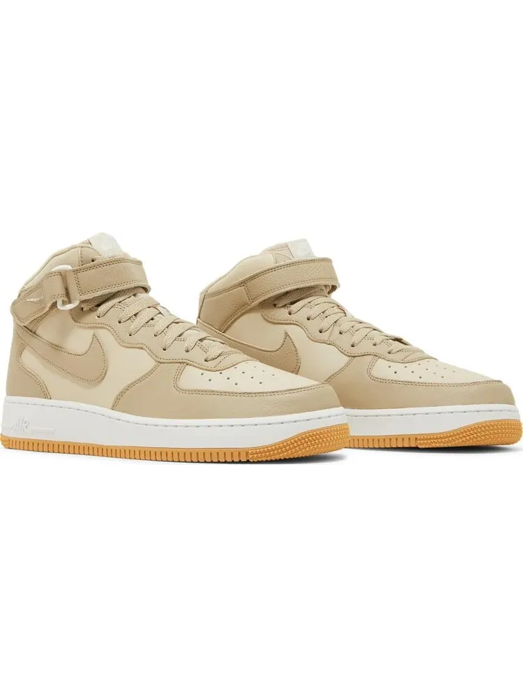 Кроссовки Nike Air Force 1 Mid '07 LX 'Limestone' — изображение 8 из 8, коричневый