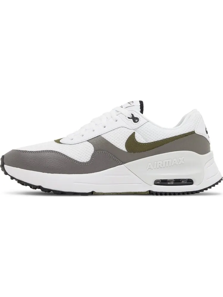 Кроссовки Air Max SYSTM 'White Medium Olive' — изображение 3 из 4, белый
