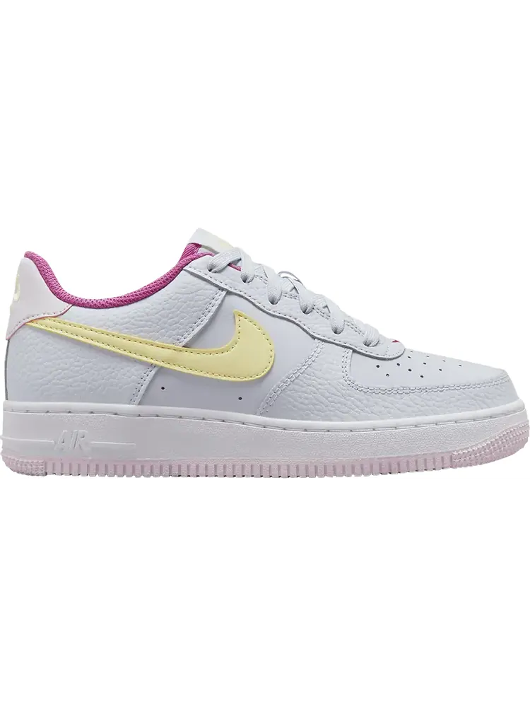 Кроссовки Air Force 1 GS 'Grey Citron Fuchsia' — изображение 1 из 1, серый
