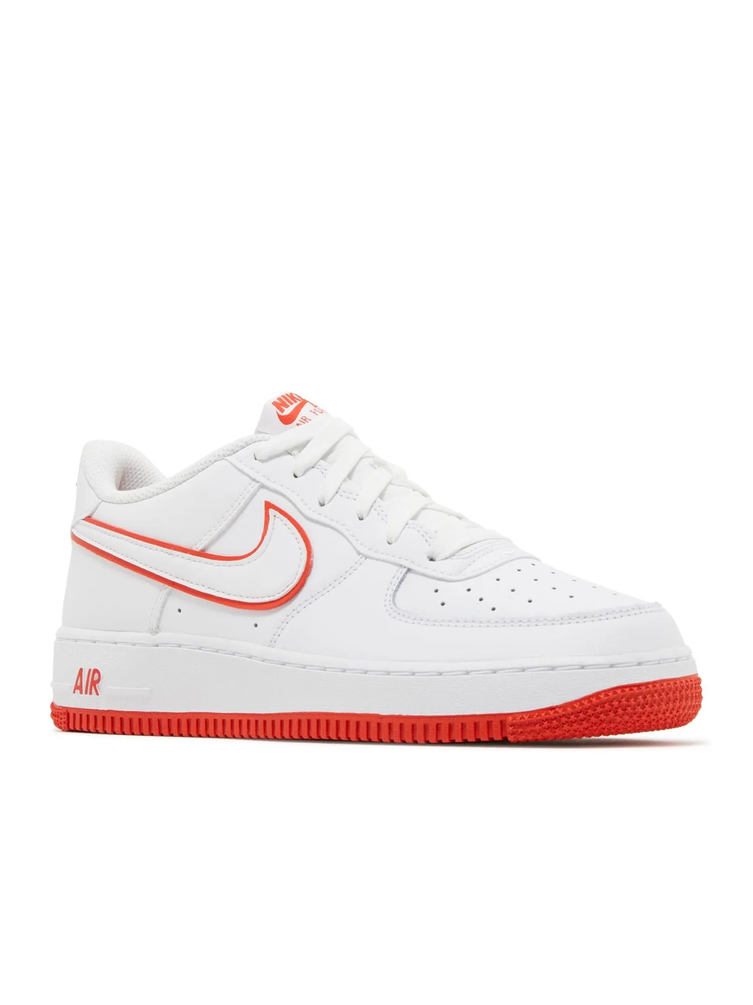 Кроссовки Nike Air Force 1 Gs 'White Picante Red' — изображение 2 из 4, белый