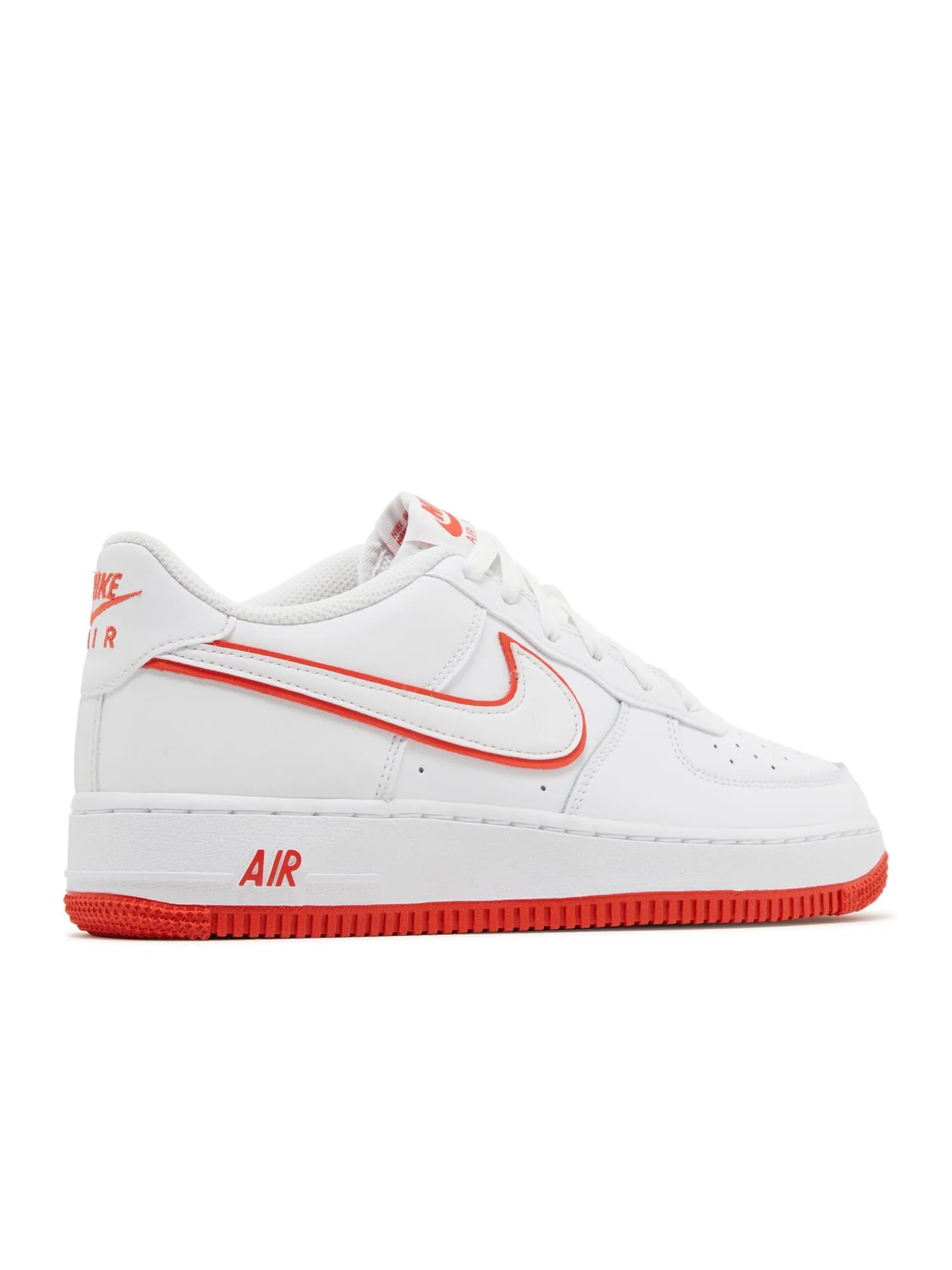 Кроссовки Nike Air Force 1 Gs 'White Picante Red' — изображение 3 из 4, белый