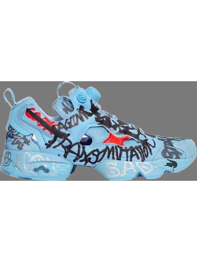 Кроссовки vetements x instapump fury 'graffiti 2.0' Reebok — изображение 1 из 1, синий