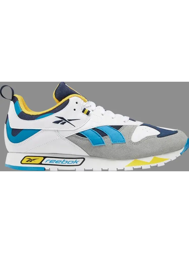Кроссовки classic leather rc 1.0 'white grey collegiate navy' Reebok — изображение 1 из 1, белый
