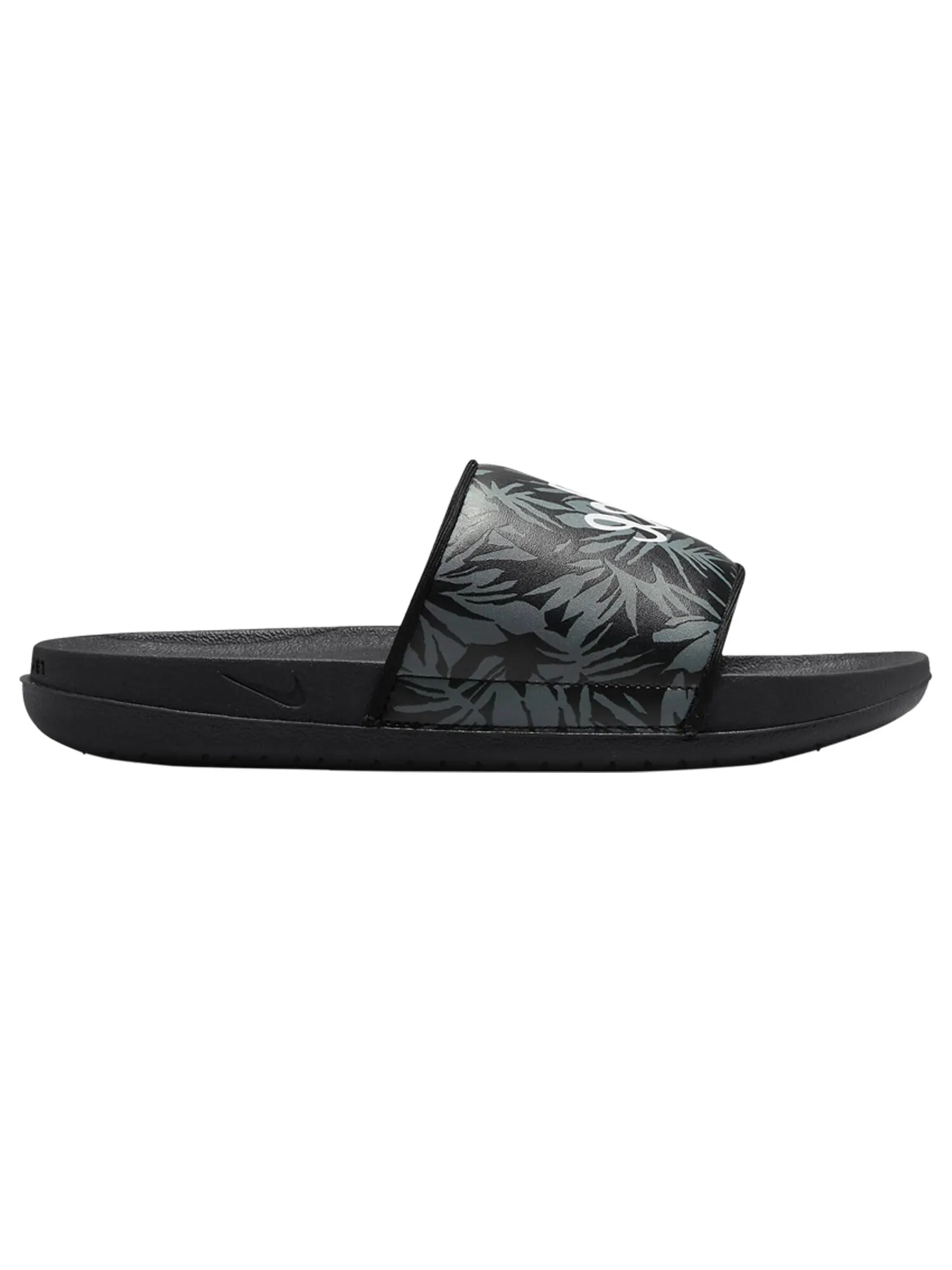 Сланцы Nike Wmns Offcourt Slide 'Tropical Leaf Print' — изображение 1 из 1, черный