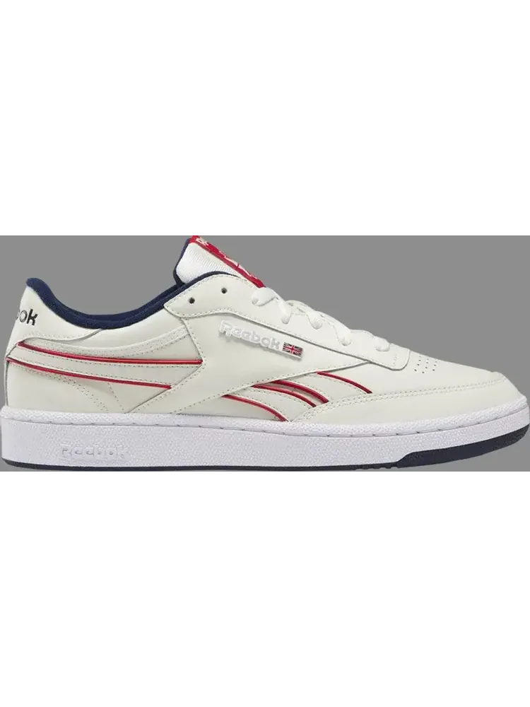 Кроссовки club c revenge plus 'chalk navy red' Reebok — изображение 1 из 1, белый