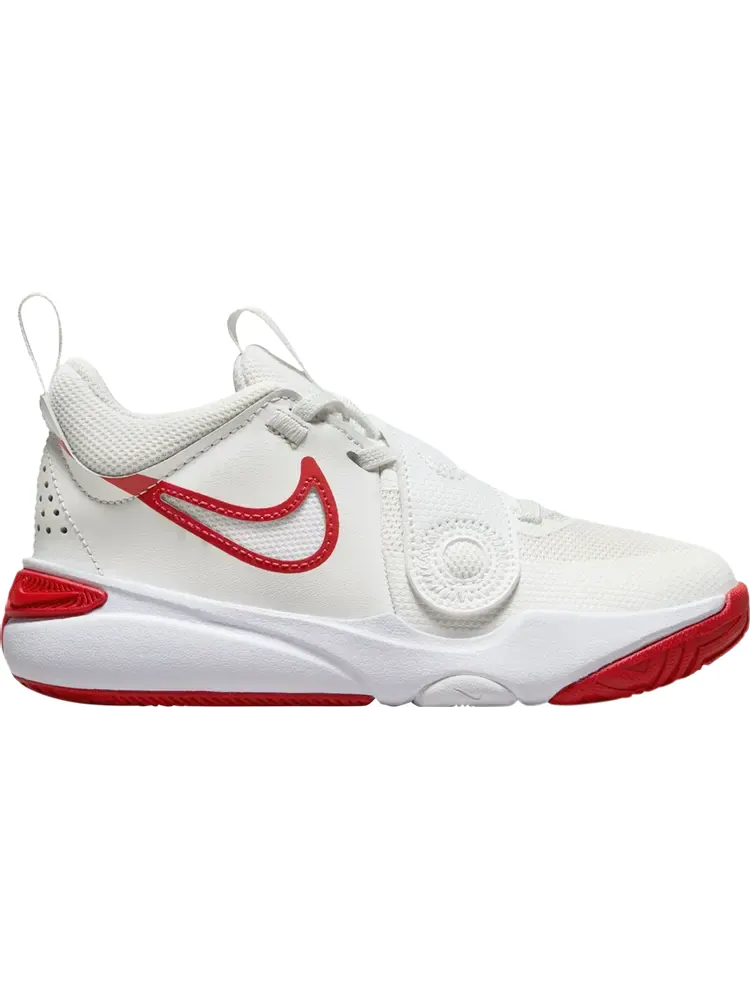 Кроссовки Team Hustle D11 PS 'Summit White Track Red' — изображение 1 из 1, белый