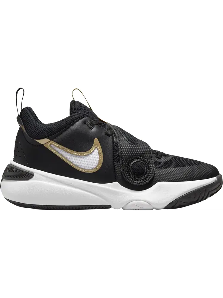 Кроссовки Team Hustle D11 GS 'Black Metallic Gold' — изображение 1 из 1, черный