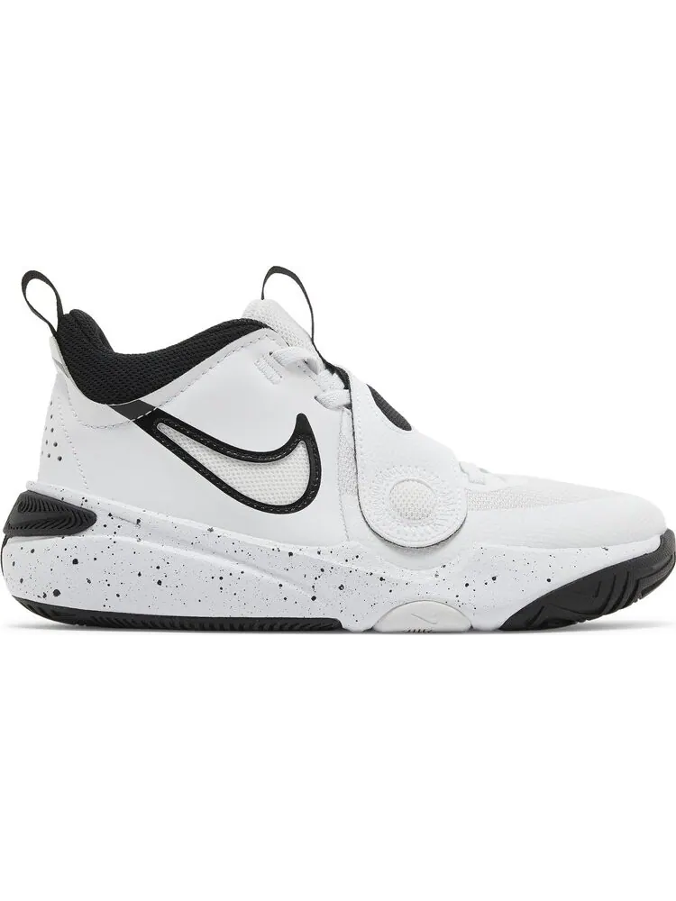 Кроссовки Team Hustle D11 GS 'White Black' — изображение 1 из 4, белый