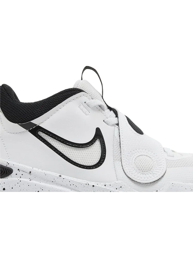 Кроссовки Team Hustle D11 GS 'White Black' — изображение 2 из 4, белый
