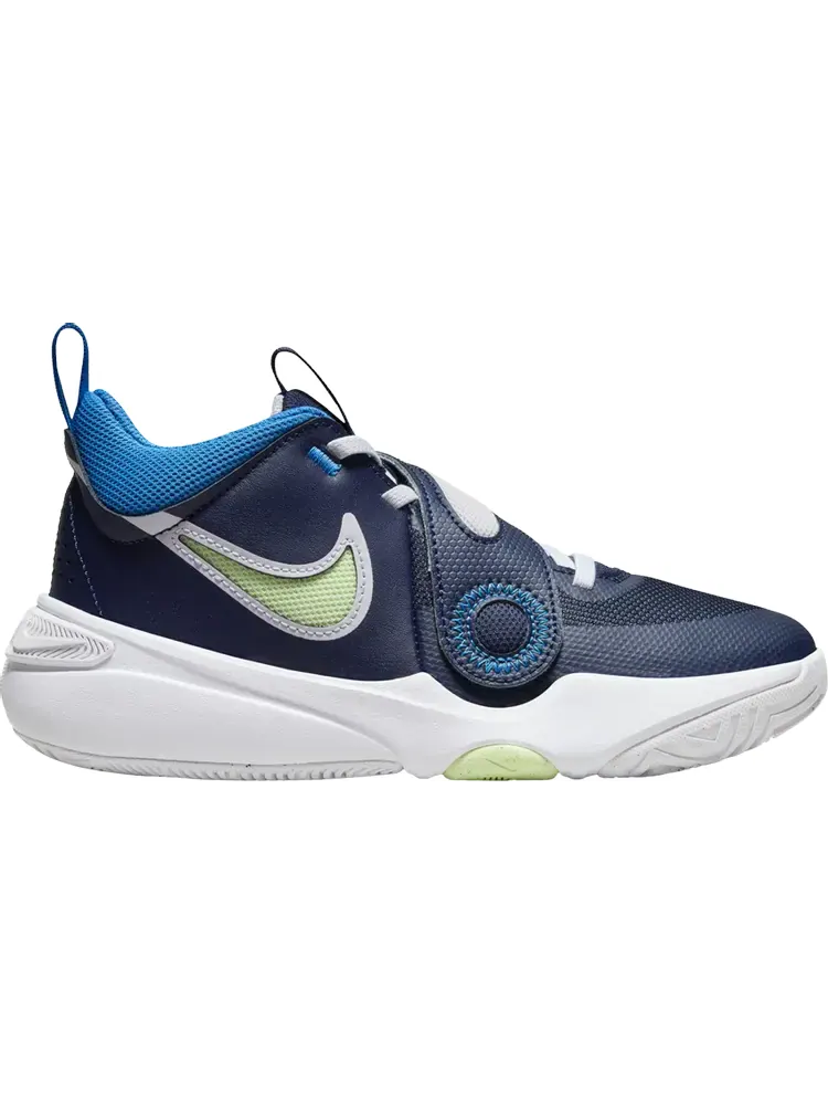 Кроссовки Team Hustle D11 GS 'Midnight Navy Barely Volt' — изображение 1 из 1, синий