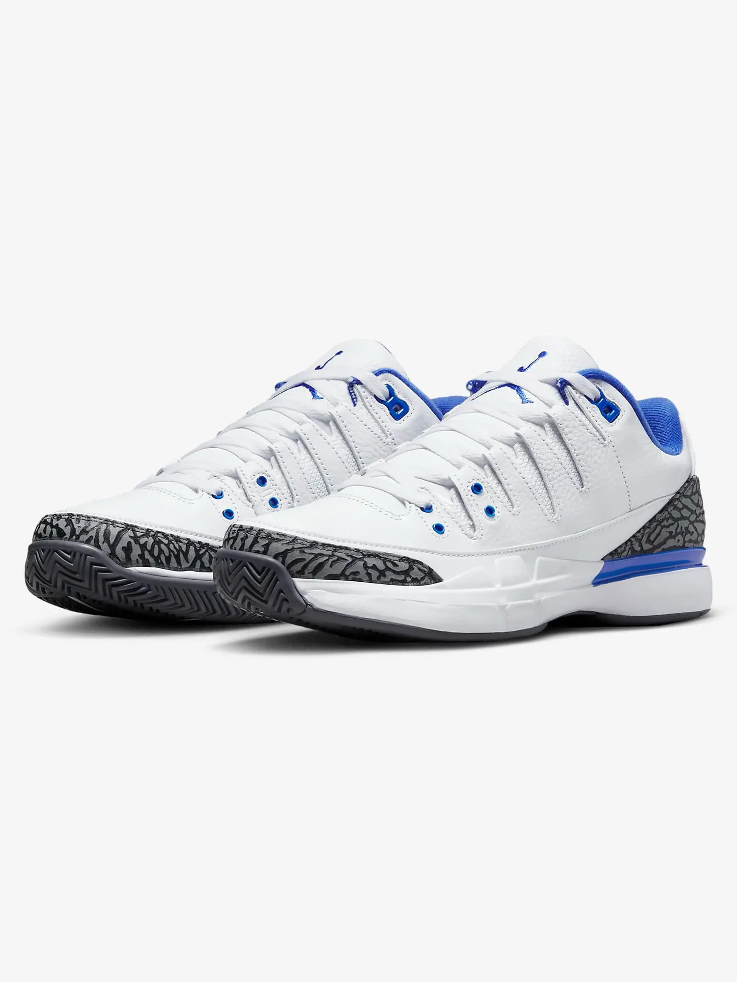 Кроссовки Nike Court Air Zoom Vapor AJ3 Hard Court Tennis — изображение 2 из 7, белый/мультиколор