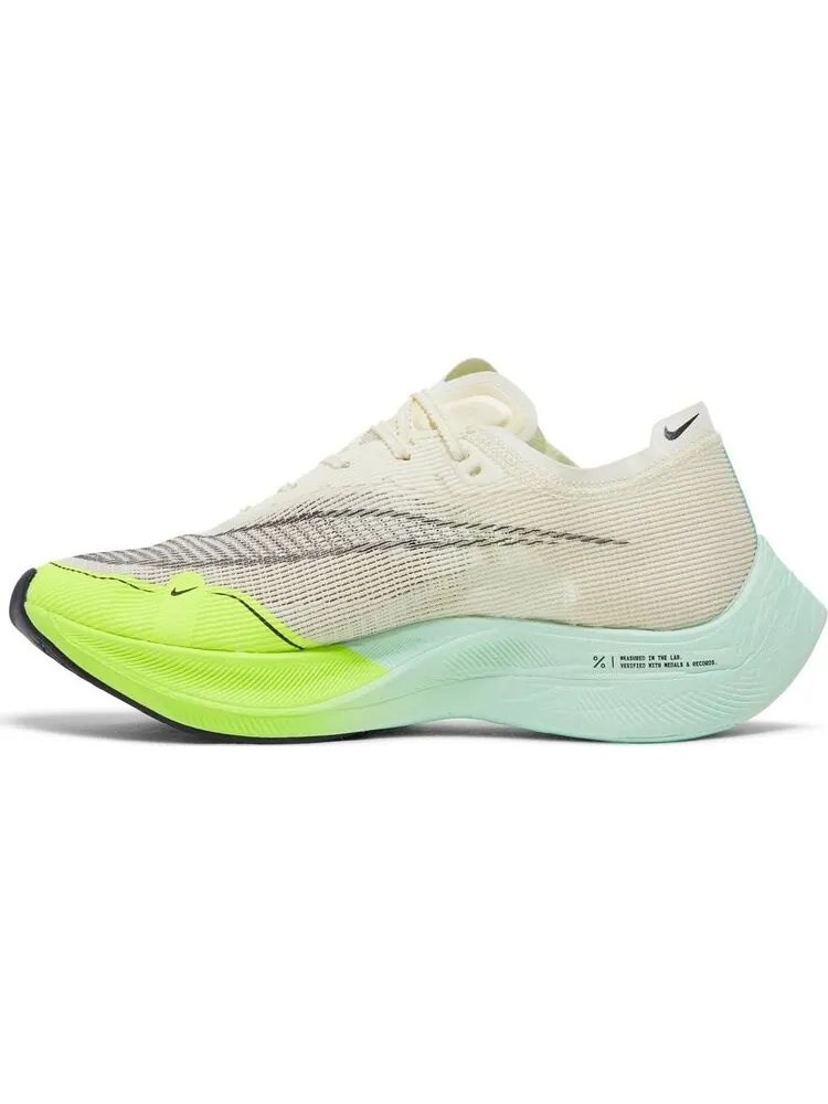 Кроссовки Nike ZoomX Vaporfly NEXT% 2 'Coconut Milk Ghost Green' — изображение 3 из 8, бежевый