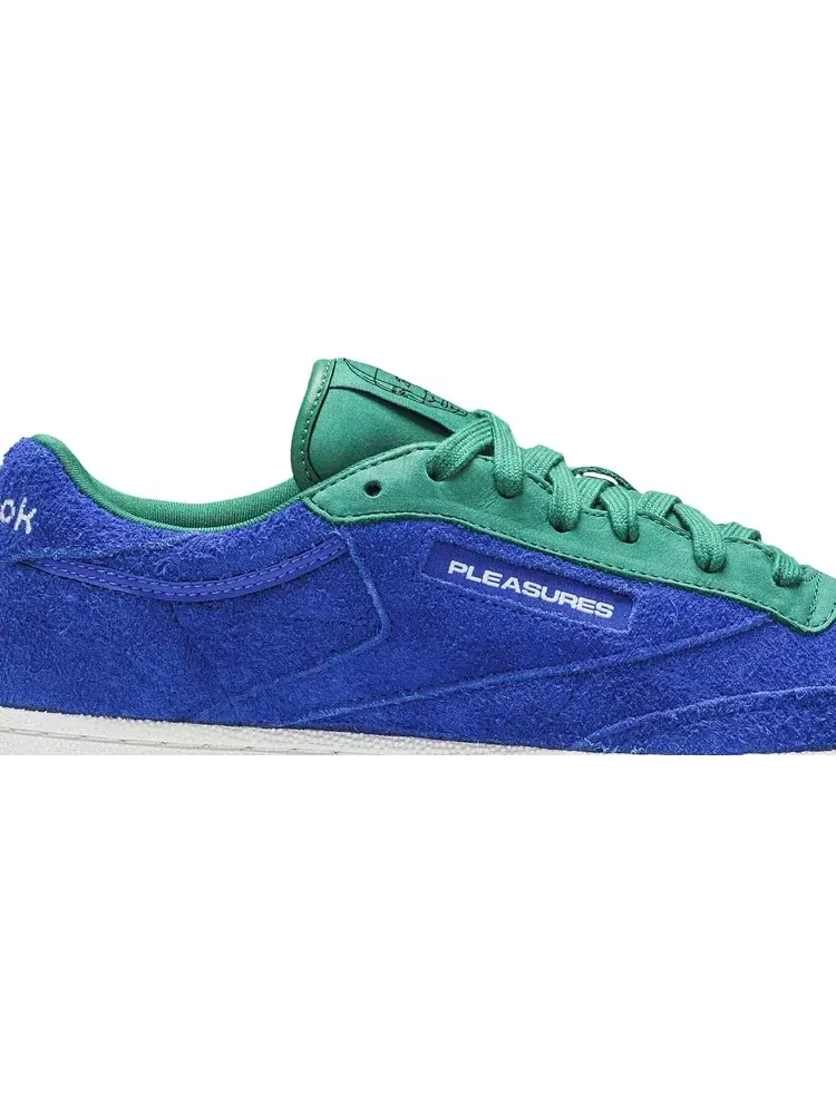 Кроссовки pleasures x club c 'vital blue' Reebok — изображение 2 из 8, синий