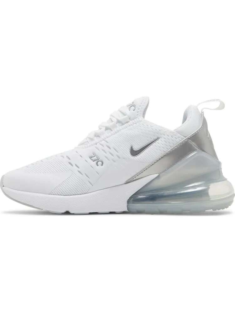 Кроссовки Nike Wmns Air Max 270 'White Pure Platinum' — изображение 3 из 8, белый