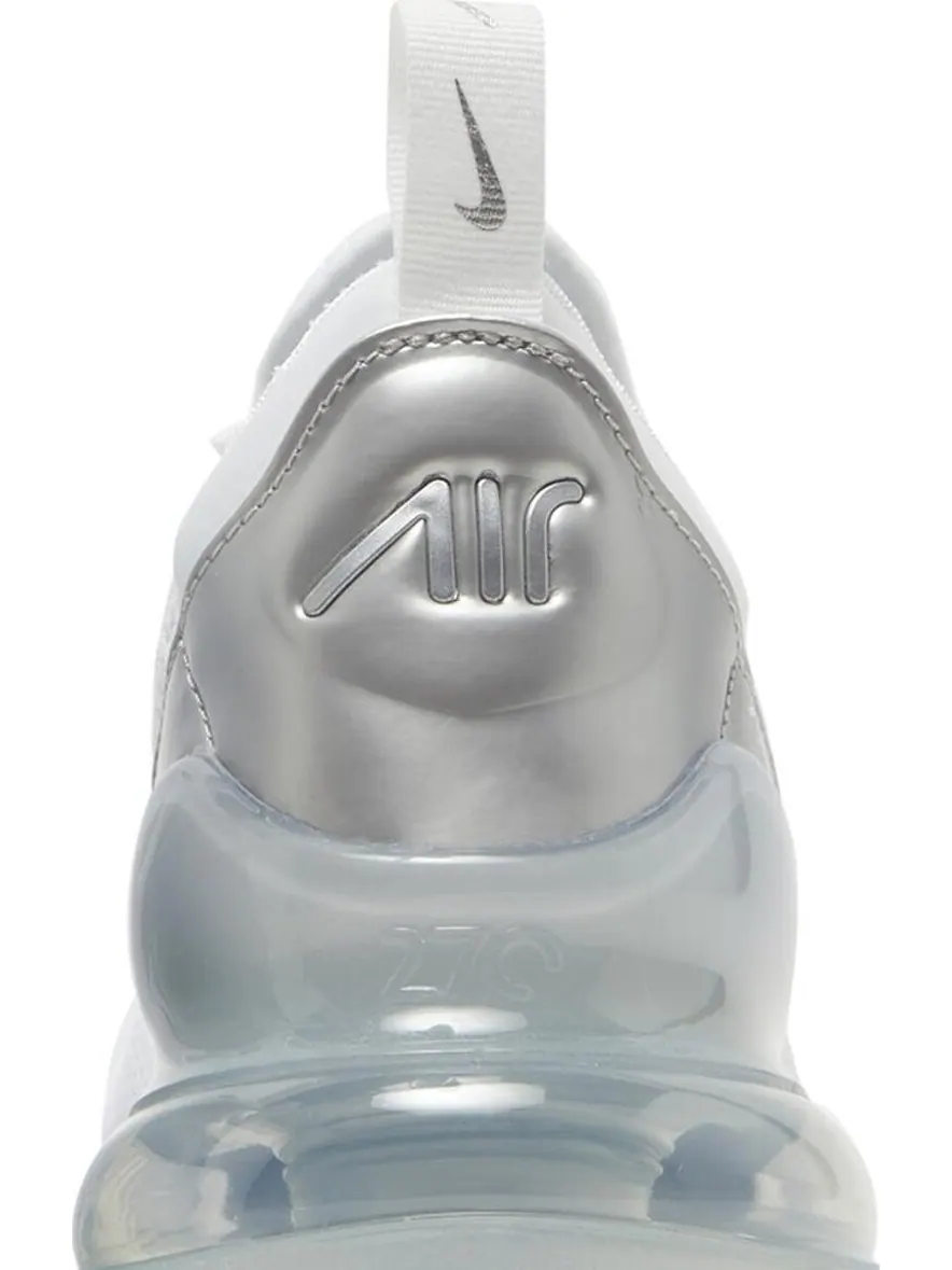 Кроссовки Nike Wmns Air Max 270 'White Pure Platinum' — изображение 7 из 8, белый