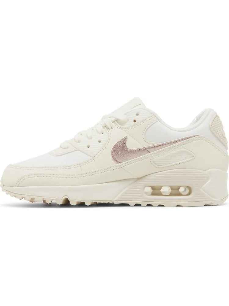 Кроссовки Wmns Air Max 90 'Sail Pink Oxford' — изображение 3 из 4, бежевый