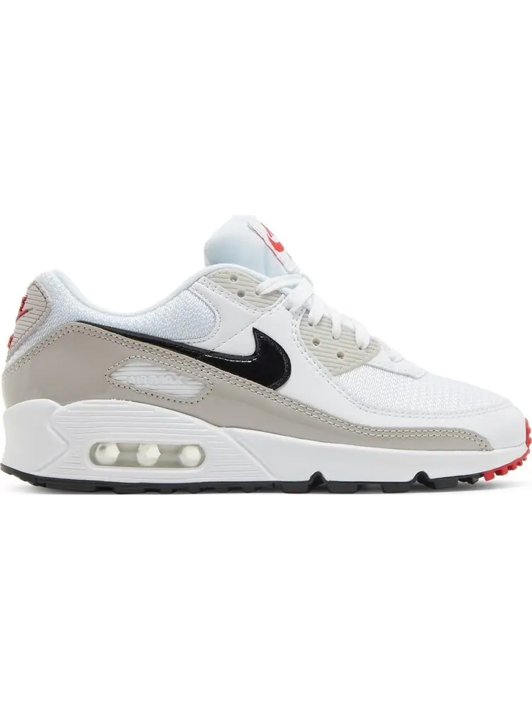 Кроссовки Nike Wmns Air Max 90 'Light Iron Ore Black' — изображение 1 из 8, белый