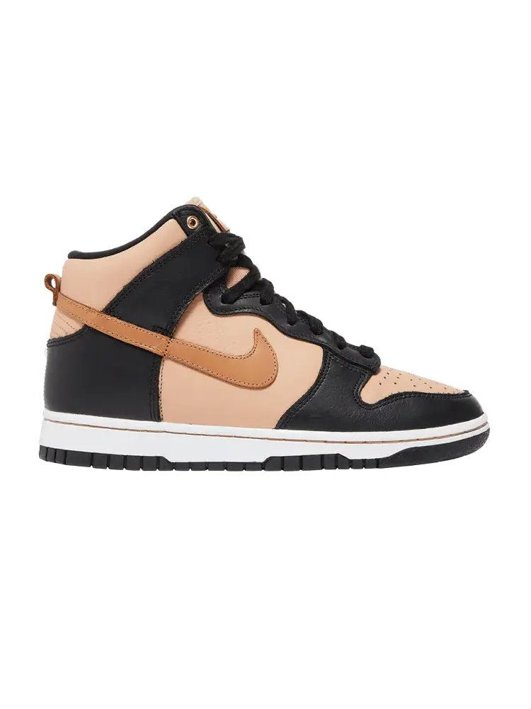 Кроссовки Nike Wmns Dunk High LXX 'Black Flax' — изображение 1 из 9, черный//бежевый/белый
