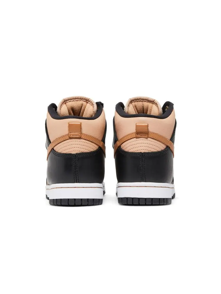 Кроссовки Nike Wmns Dunk High LXX 'Black Flax' — изображение 7 из 9, черный//бежевый/белый