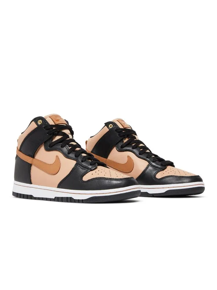 Кроссовки Nike Wmns Dunk High LXX 'Black Flax' — изображение 9 из 9, черный//бежевый/белый