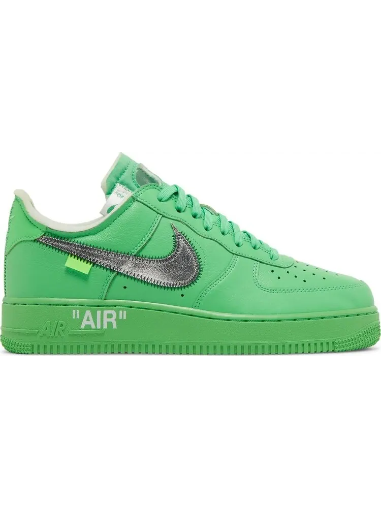 Кроссовки Nike Off-White x Air Force 1 Low 'Brooklyn' — изображение 1 из 10, зеленый