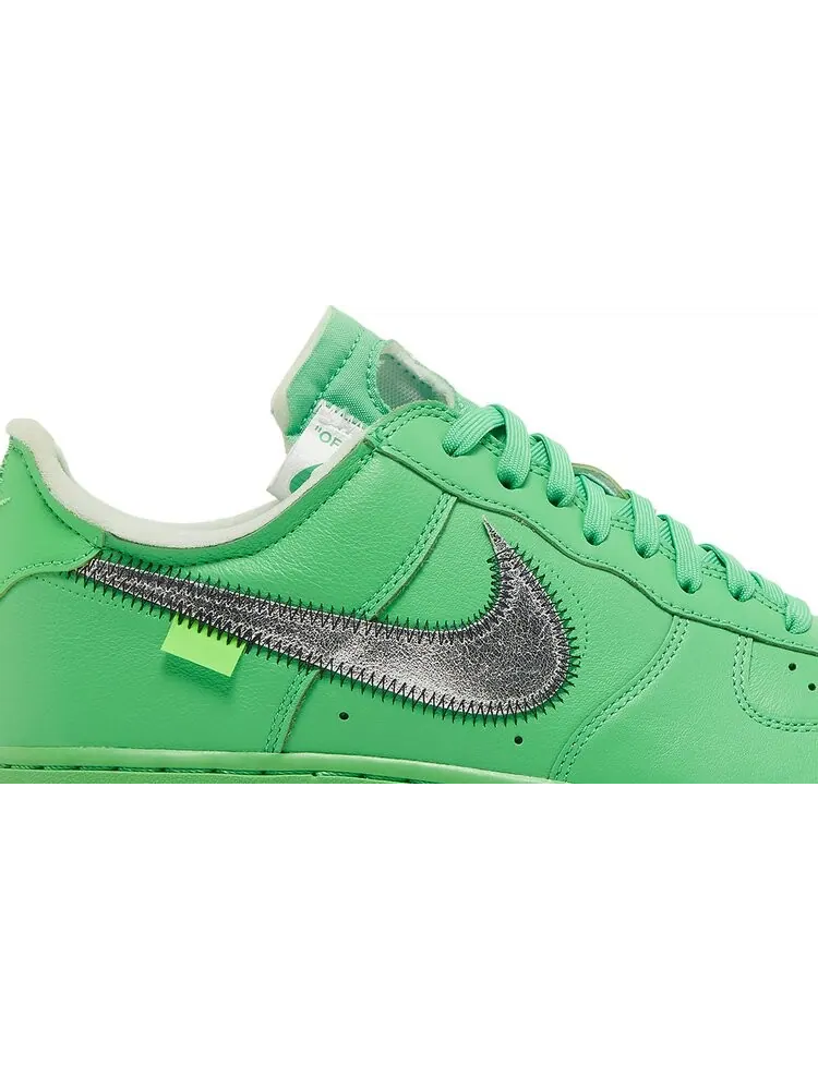 Кроссовки Nike Off-White x Air Force 1 Low 'Brooklyn' — изображение 2 из 10, зеленый