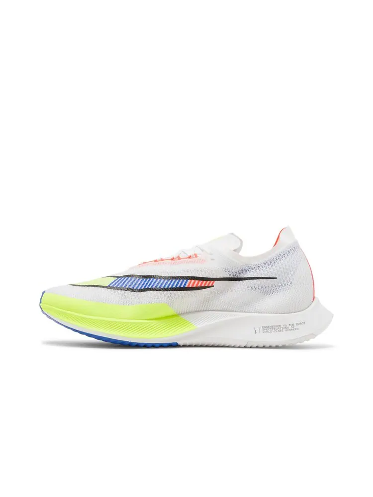 Кроссовки ZoomX Streakfly Premium 'White Racer Blue Volt' — изображение 3 из 8, белый синий