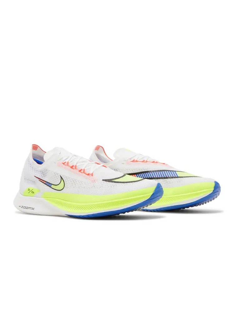 Кроссовки ZoomX Streakfly Premium 'White Racer Blue Volt' — изображение 8 из 8, белый синий