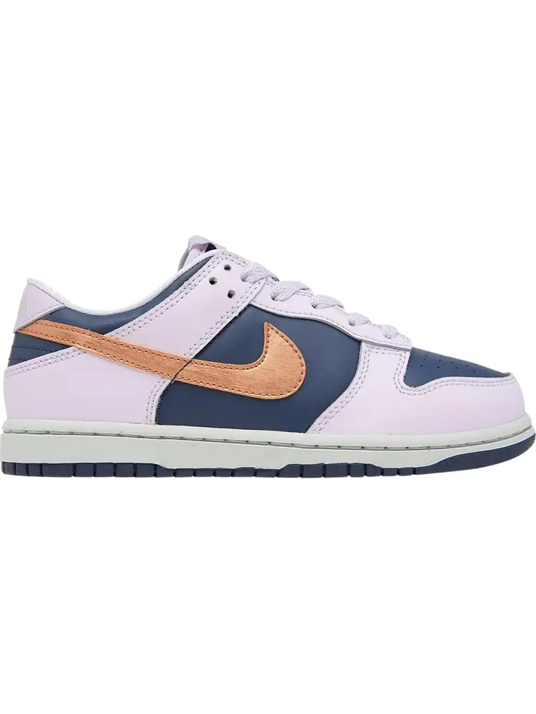 Кроссовки Nike Dunk Low SE PS 'Copper Swoosh' — изображение 1 из 1, фиолетовый